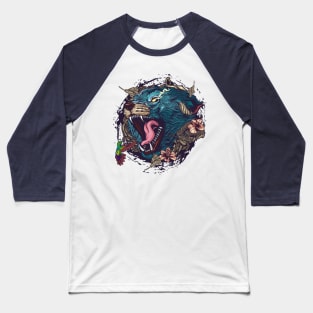 Angry Dog Baseball T-Shirt